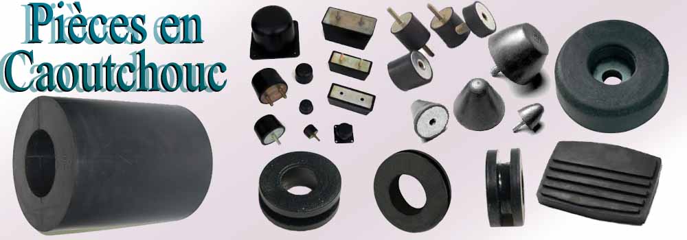 Pièces en caoutchouc industriel